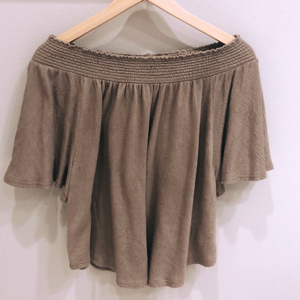 TRENDY COMFY OFF THE SHOULDER TOP